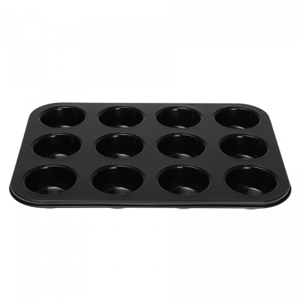 Forma do pieczenia babeczek Kinghoff KH-4099, blaszana, 12 muffinek