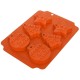 Forma do pieczenia Sillinie Orion 151768 silikonowa pomarańczowa świąteczna do ciastek