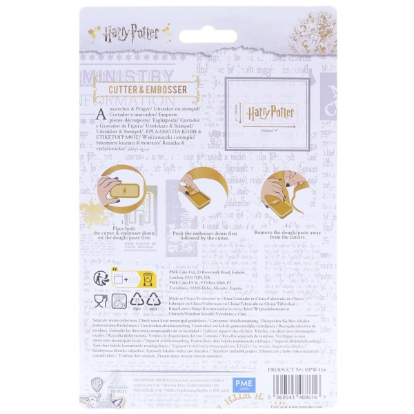 Foremka do ciastek PME Harry Potter stempel do masy cukrowej