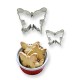 Foremki do pieczenia PME Zestaw 2 metalowych motyli