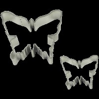 Foremki do pieczenia PME Zestaw 2 metalowych motyli