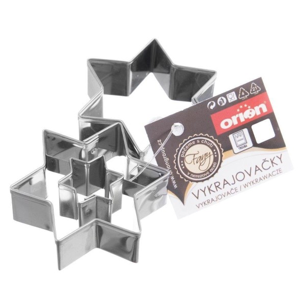Вирубка для печива Orion 121145 (2 шт., 6,3 см, сталева)