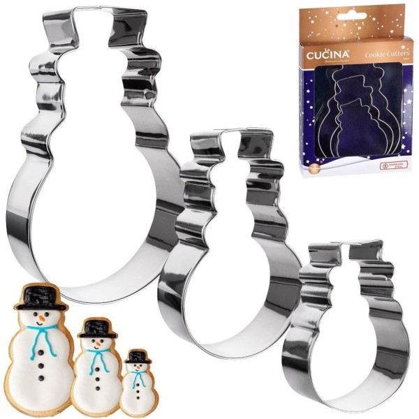 Вирубки для печива La Cucina 121111-B (3 шт., сталь, 13 см)