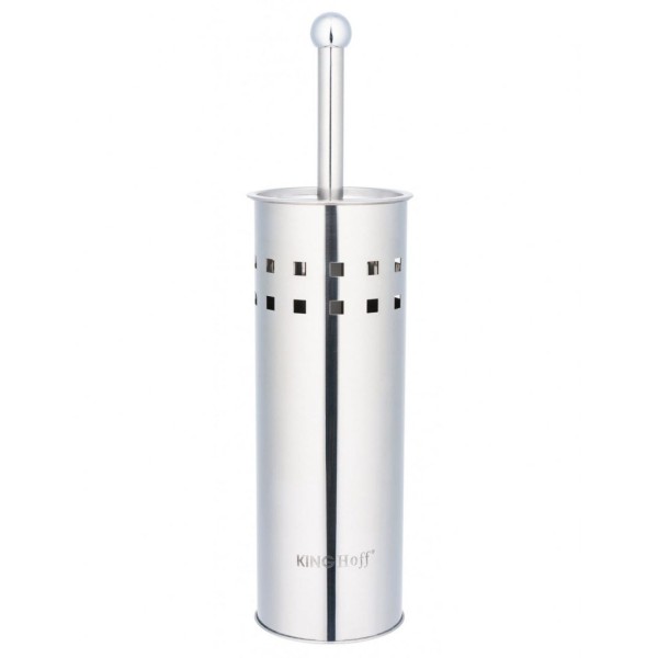 Szczotka do WC Kinghoff KK-3220 ze stalowym pojemnikiem