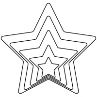 Вирубки для печива Orion 124979 (5 шт., 7,5 см, сталь)