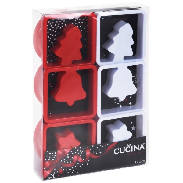 висічки для печива La Cucina 121114 (12 шт., 7 см)