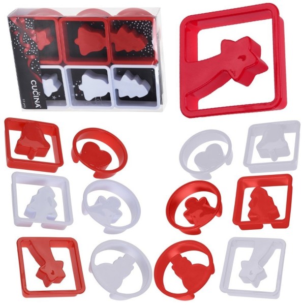 висічки для печива La Cucina 121114 (12 шт., 7 см)