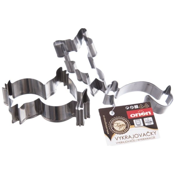 Формочки для великоднього печива сталеві 5-6 см 3 шт. ORION 121167