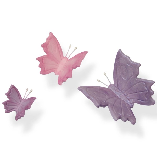Foremki do pieczenia PME Motyl zestaw wykrawaczek plastikowych