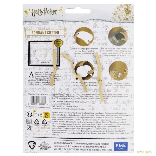 Wykrawaczka do masy cukrowej PME Harry Potter do dekoracji ciast