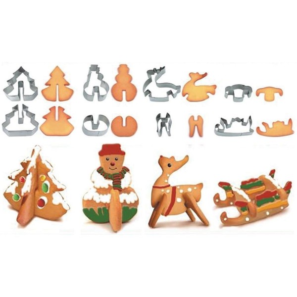 Набір формочок для печива La Cucina 121113 (8 елементів)