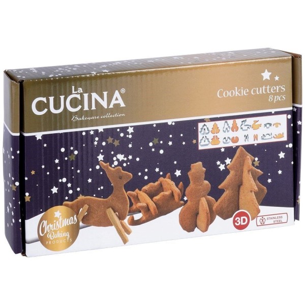 Набір формочок для печива La Cucina 121113 (8 елементів)