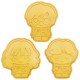 Foremki do ciastek PME Harry Potter 3 szt. stemple do masy cukrowej