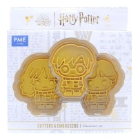 Foremki do ciastek PME Harry Potter 3 szt. stemple do masy cukrowej