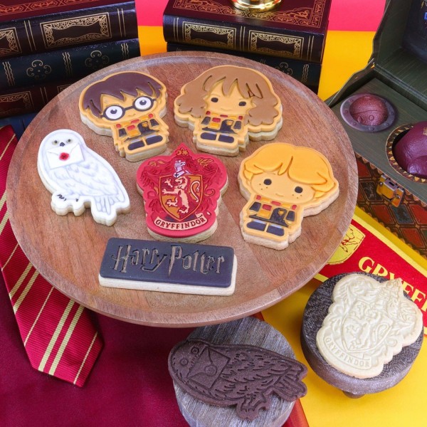 Foremki do ciastek PME Harry Potter 3 szt. stemple do masy cukrowej