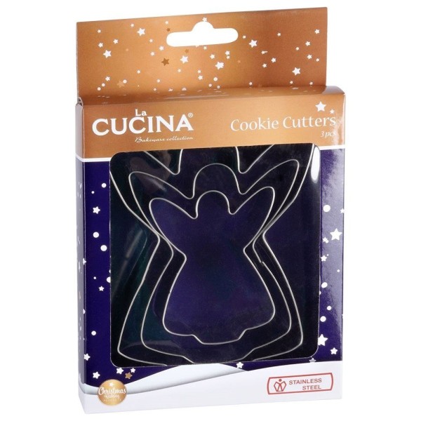 Набір вирубок для печива La Cucina 121111-A (3 шт., 12 см)