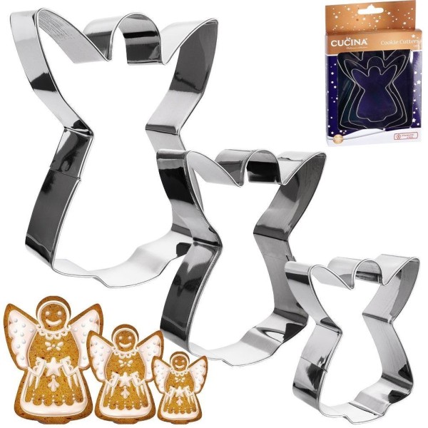 Набір вирубок для печива La Cucina 121111-A (3 шт., 12 см)