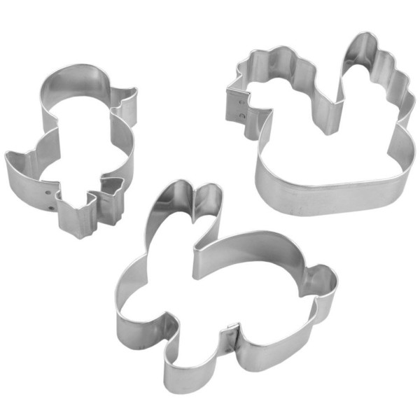 Формочки для великоднього печива сталеві 6 см 3 шт. ORION 121176