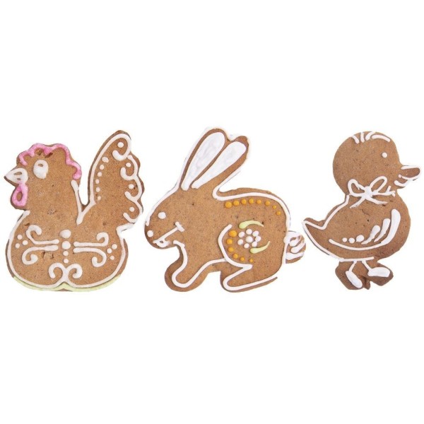 Формочки для великоднього печива сталеві 6 см 3 шт. ORION 121176