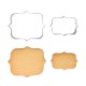 Zestaw foremek do pieczenia PME 2 metalowe etykiety