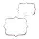 Zestaw foremek do pieczenia PME 2 metalowe etykiety