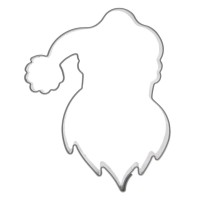 Сталева формочка для печива Санта Клаус 7 см ORION 127460