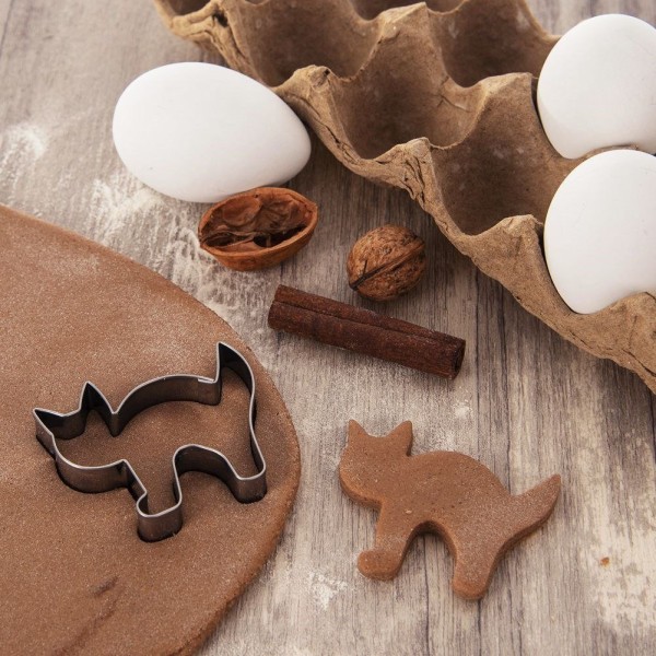 Сталева формочка для печива кіт 6,5 см ORION 127450