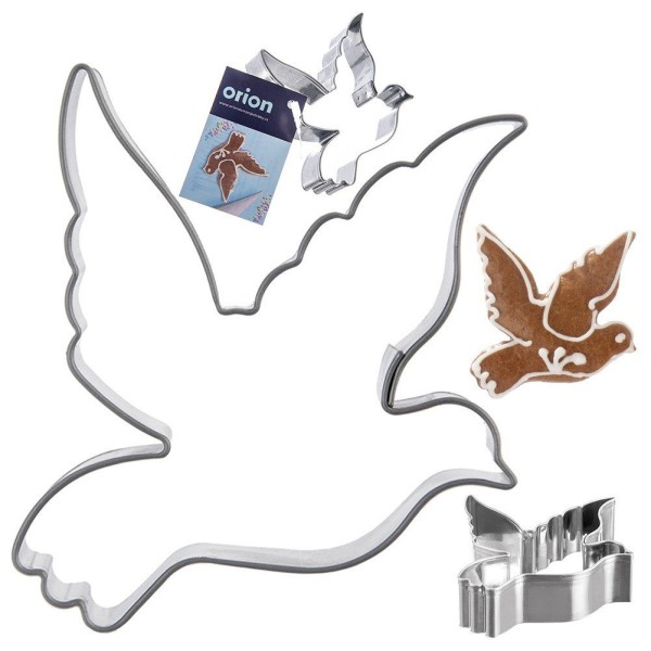 Сталева формочка для печива у формі голуба 6 см ORION 127470