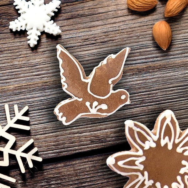 Сталева формочка для печива у формі голуба 6 см ORION 127470