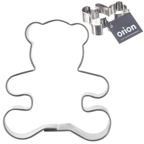 Сталева формочка для печива ведмедик 5,5 см ORION 127444