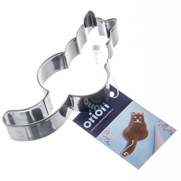 Сталева формочка для печива у формі кота 8,5 см ORION 127478