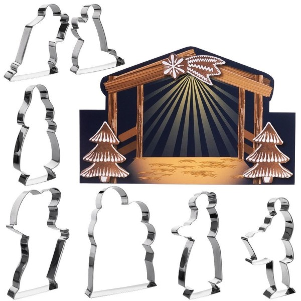 Вирубки для печива Orion 127414 (7 шт., 12 см)