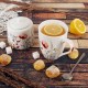 Porcelanowa cukiernica Orion Maki 320 ml do przechowywania cukru biała