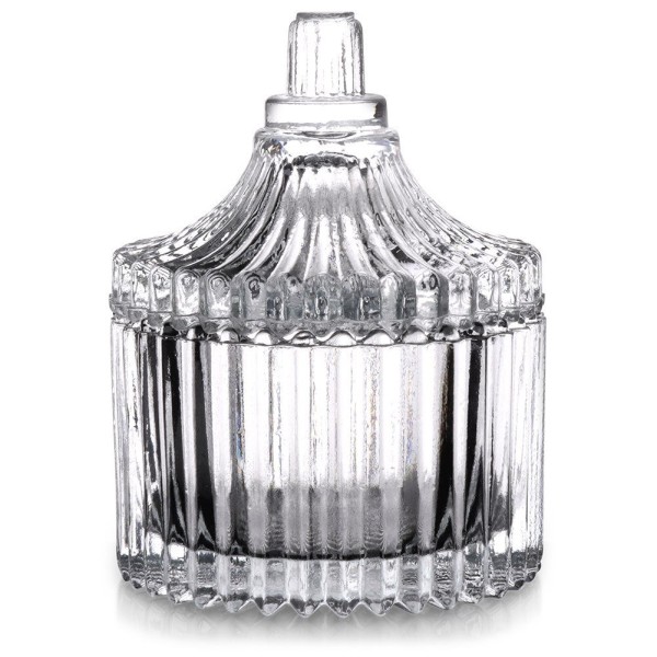 Przybór cukierniczy Excellent Houseware cukierniczka szklana 80ml pojemnik na cukier mały