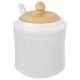 Cukiernica porcelanowa Orion Whiteline 350 ml z łyżeczką do serwowania cukru