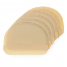 Skrobka cukiernicza półokrągła do porcjowania ciasta ZESTAW 6szt. - Hendi 554166