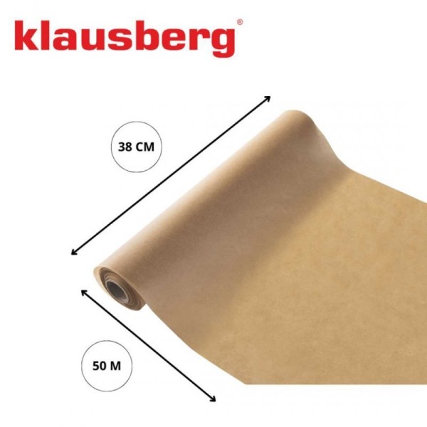 Papier do pieczenia, Klausberg KB-7904 — pergamin 50 m, rolka do pieczenia