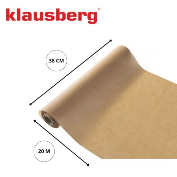 Papier do pieczenia, Klausberg KB-7903 — pergamin 20 m, rolka kuchenny