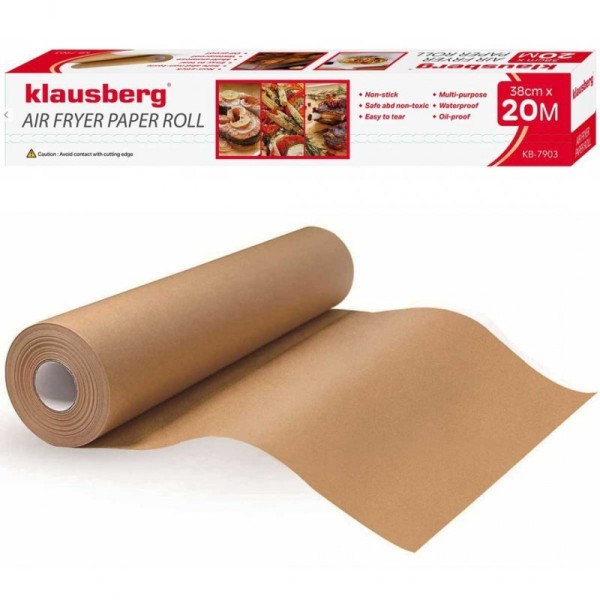 Papier do pieczenia, Klausberg KB-7903 — pergamin 20 m, rolka kuchenny