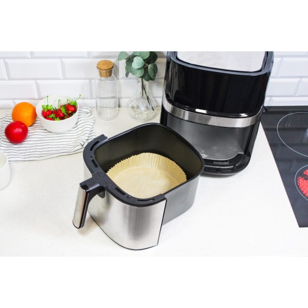 Papier do pieczenia, BRUNBESTE BB-3327 — wkład/foremka do frytkownicy powietrznej Ø20 cm, 100 szt.