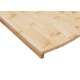 Stolnica bambusowa Kinghoff KH-1685 dwustronna z rantem 58x38 cm do pieczenia