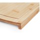 Stolnica bambusowa Kinghoff KH-1685 dwustronna z rantem 58x38 cm do pieczenia