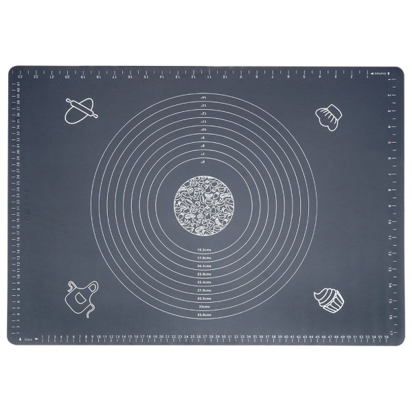 Силіконова килимок для тіста, VILDE 279002, товстий XXL 64×45 см — для розкочування та випікання