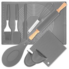 НАБІР СИЛІКОНОВИХ ДОСОК 40 x 60 см + АКСЕСУАРИ 10 ШТУК BRUNBESTE BB-1785