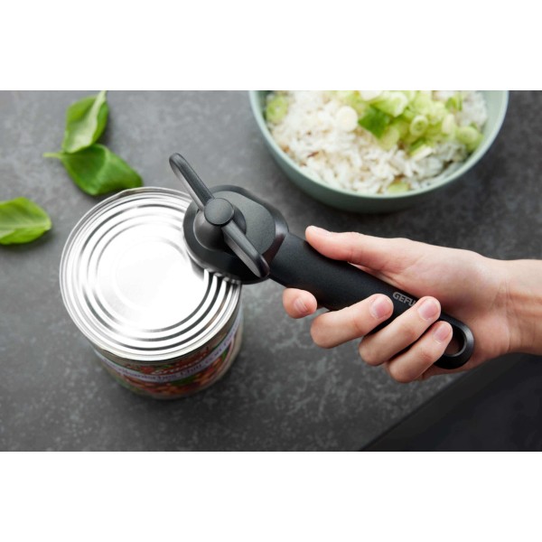 Otwieracz do konserw GEFU ONTOP, otwieracz do konserw, barmański, funkcjonalny, praktyczny, kuchnia, GEFU ONTOP wistnie Бережний відкривач консервы.