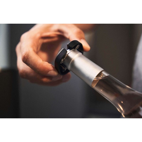 Открывач для вина ZWILLING ENFINIGY, чорний — для швидкого відкривання пляшок на вечірках