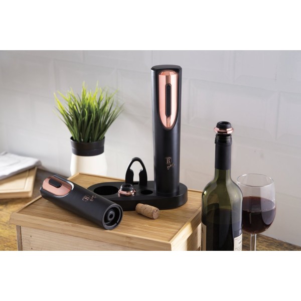 Korkociąg zestaw, BerlingerHaus BH-9134 Black Rose, do otwierania wina, komplet