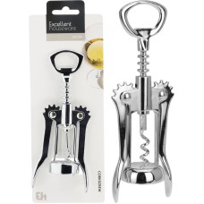 Штопор KORKOCIĄG, універсальний для відкривання пляшок вина — ручний у використанні