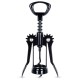 Korkociąg VILDE 259686 – otwieracz do wina metalowy czarny 16 cm (bar)