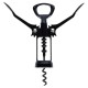 Korkociąg VILDE 259686 – otwieracz do wina metalowy czarny 16 cm (bar)